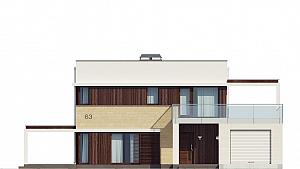 Двухэтажный дом с гаражом общей площадью 139,8 кв.м