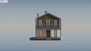 Двухэтажный уютный дом в европейском стиле 105,9 кв.м