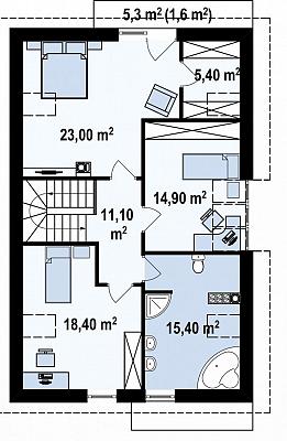 Двухэтажный кирпичный дом 171,4 кв.м